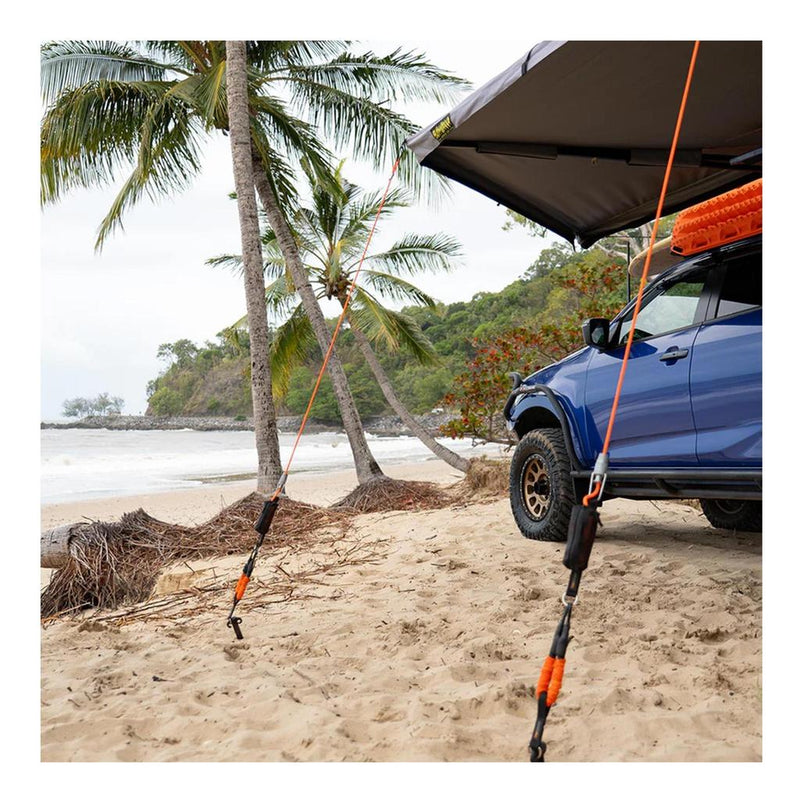 Load image into Gallery viewer, TIEGEAR Awning 4 Pack inc 4 Guy Rope & 4 Soft Spring