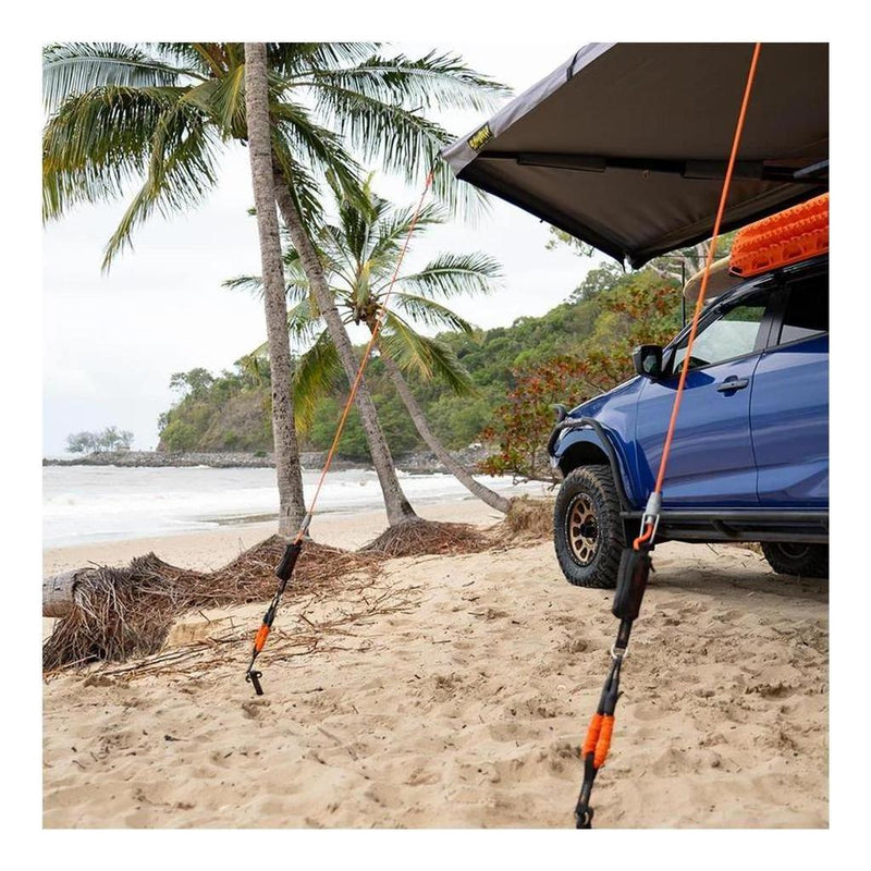 Load image into Gallery viewer, TIEGEAR Awning 4 Pack inc 4 Guy Rope & 4 Soft Spring