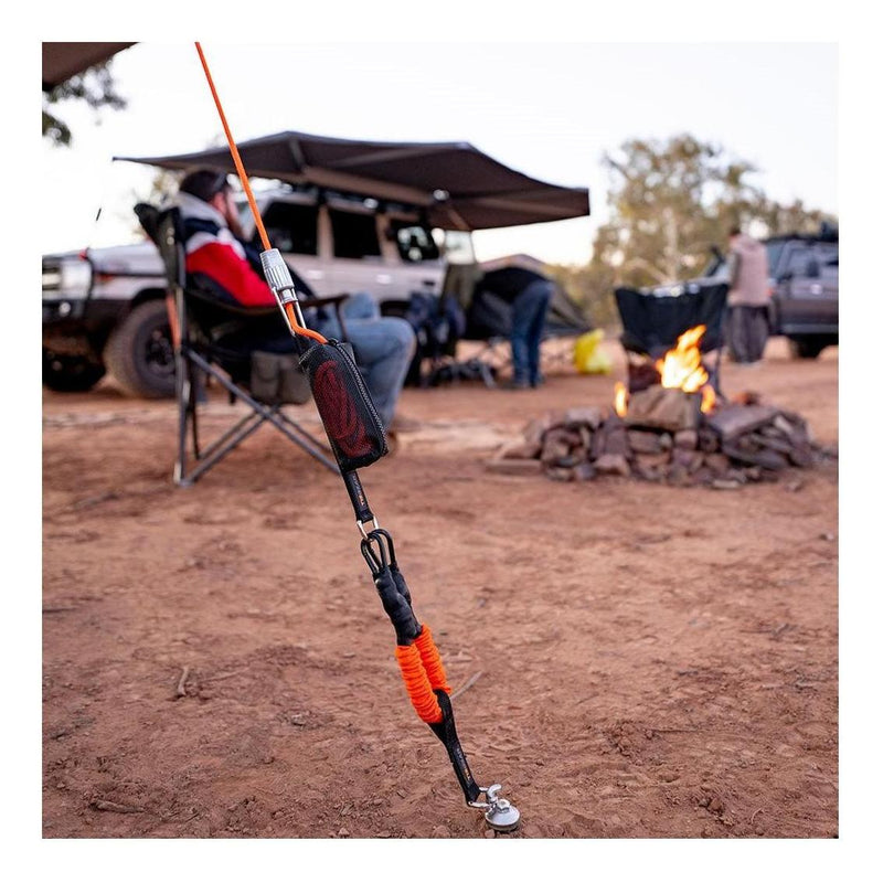 Load image into Gallery viewer, TIEGEAR Awning 6 Pack inc 6 Guy Rope & 6 Soft Spring