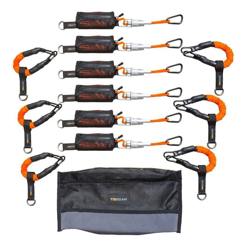 Load image into Gallery viewer, TIEGEAR Awning 6 Pack inc 6 Guy Rope & 6 Soft Spring