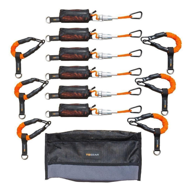 Load image into Gallery viewer, TIEGEAR Awning 6 Pack inc 6 Guy Rope & 6 Soft Spring