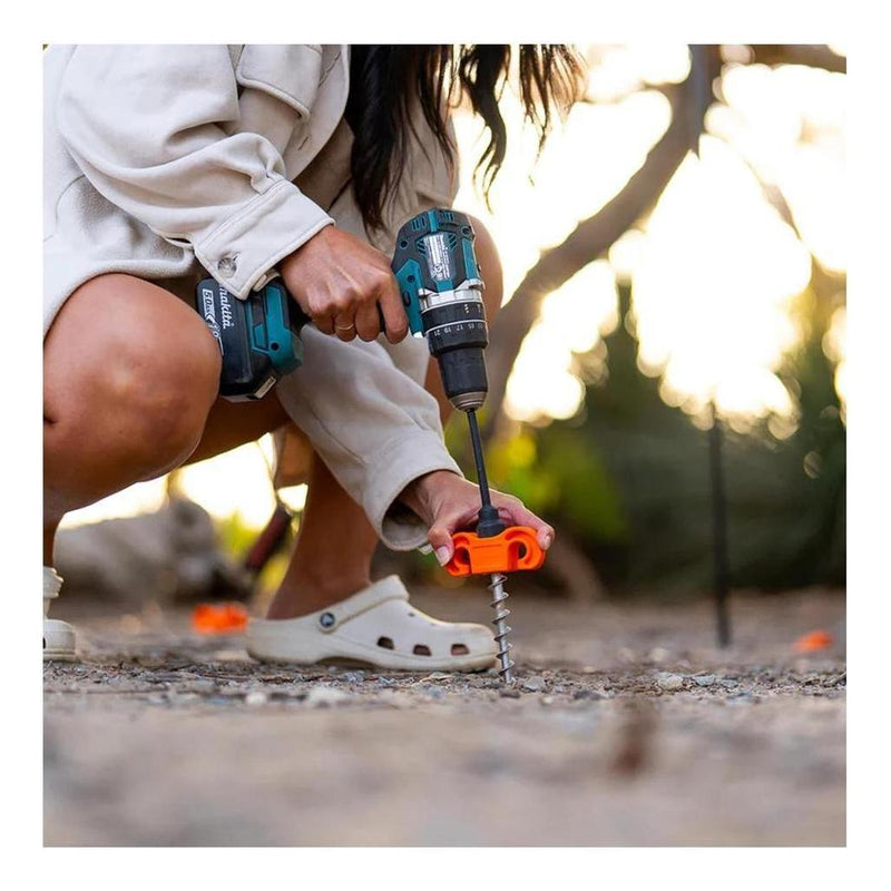 Load image into Gallery viewer, TIEGEAR Hard Terra Stainless Spiral Screw Peg For Hard Surface - 2 Pack