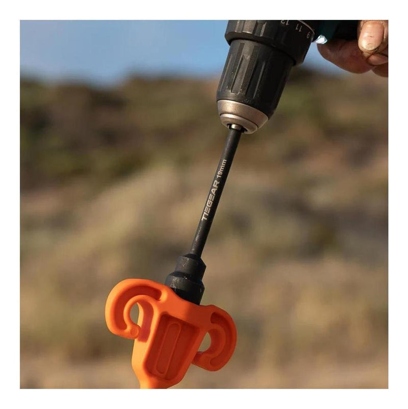 Load image into Gallery viewer, TIEGEAR Terra Driver Drill 19mm Hex Attachment Tool For Hard Terra