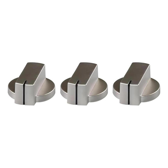 Thetford Replacement Spare Cooker Knob Matt Nickel x 3 Piece
