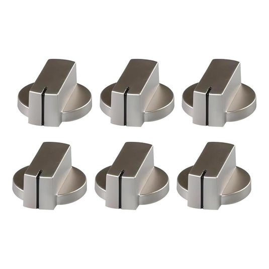Thetford Replacement Spare Cooker Knob Matt Nickel x 6 Piece