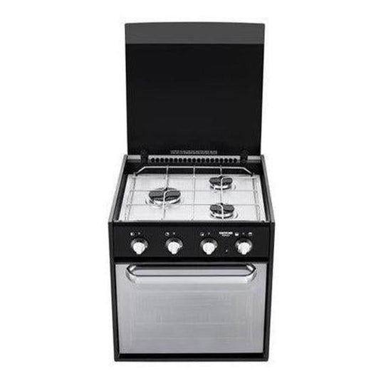 Thetford Triplex MK3 Compact Combination Cooker Gas Only - Glass Lid