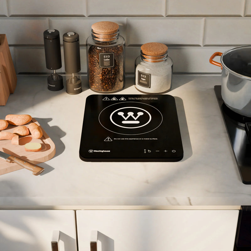 Load image into Gallery viewer, Westinghouse 2000W Single Induction Cooktop Hot Plate Super Slim 280 x 350 x 23mm