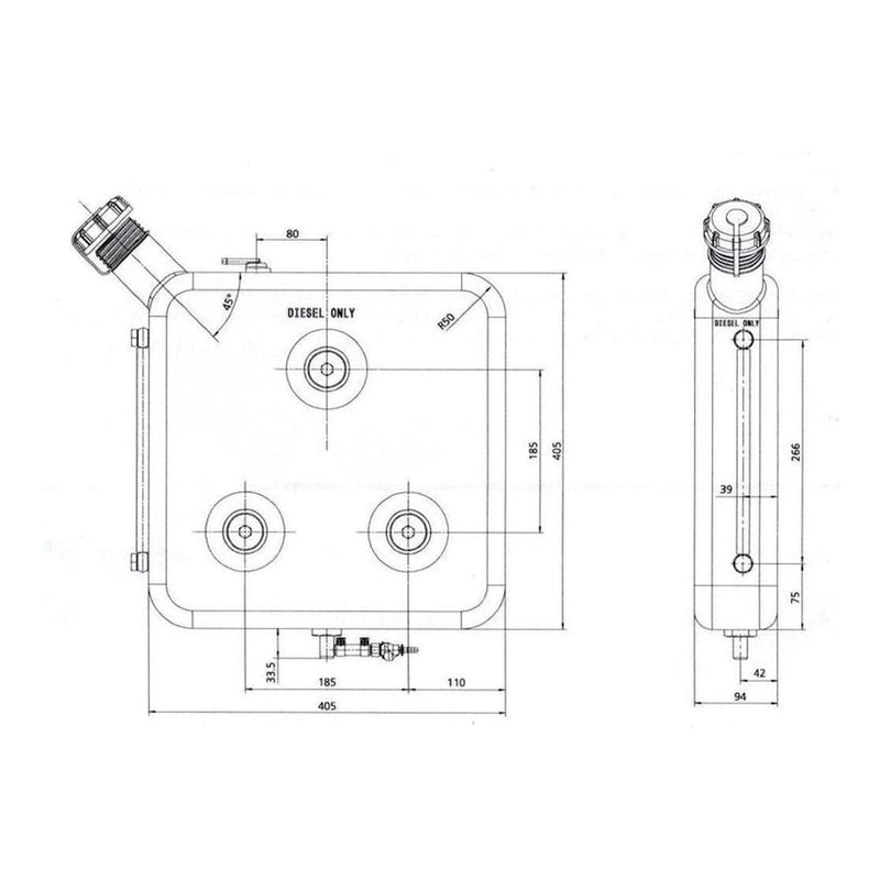Load image into Gallery viewer, Webasto 12 Litre Diesel Fuel Tank Inc Level Indicator