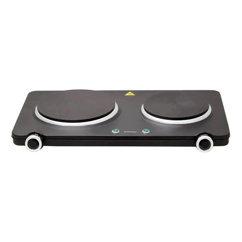 Load image into Gallery viewer, Westinghouse 1500W Twin Electric Cooktop Hot Plate 470 x 280 x 80mm