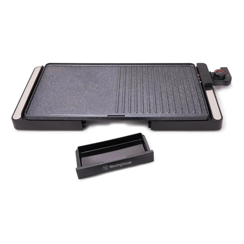 Load image into Gallery viewer, Westinghouse 2200W Non Stick Electric Grill 652 x 261 x 68mm