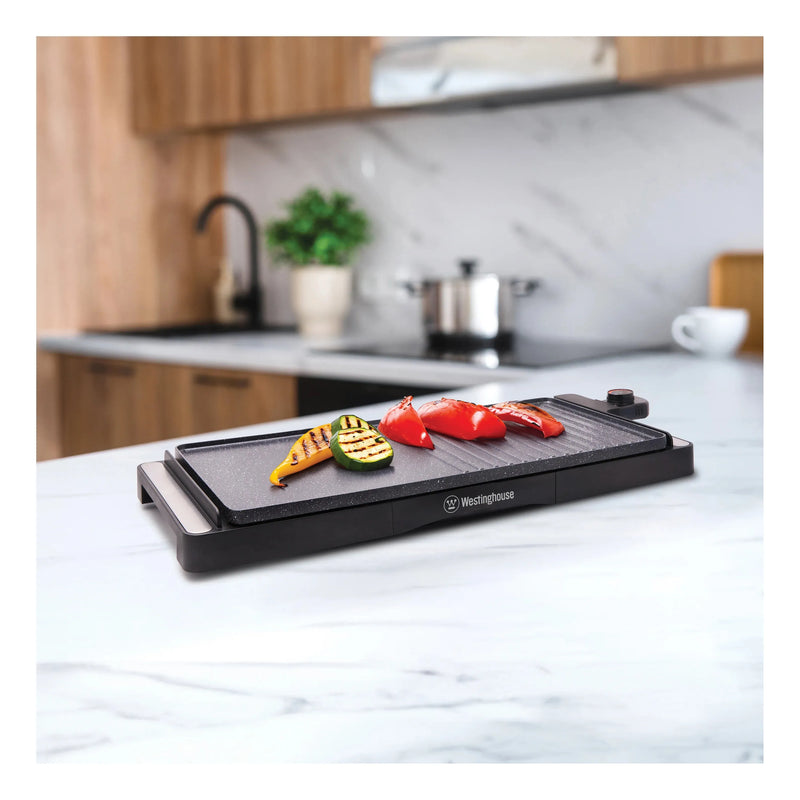 Load image into Gallery viewer, Westinghouse 2200W Non Stick Electric Grill 652 x 261 x 68mm