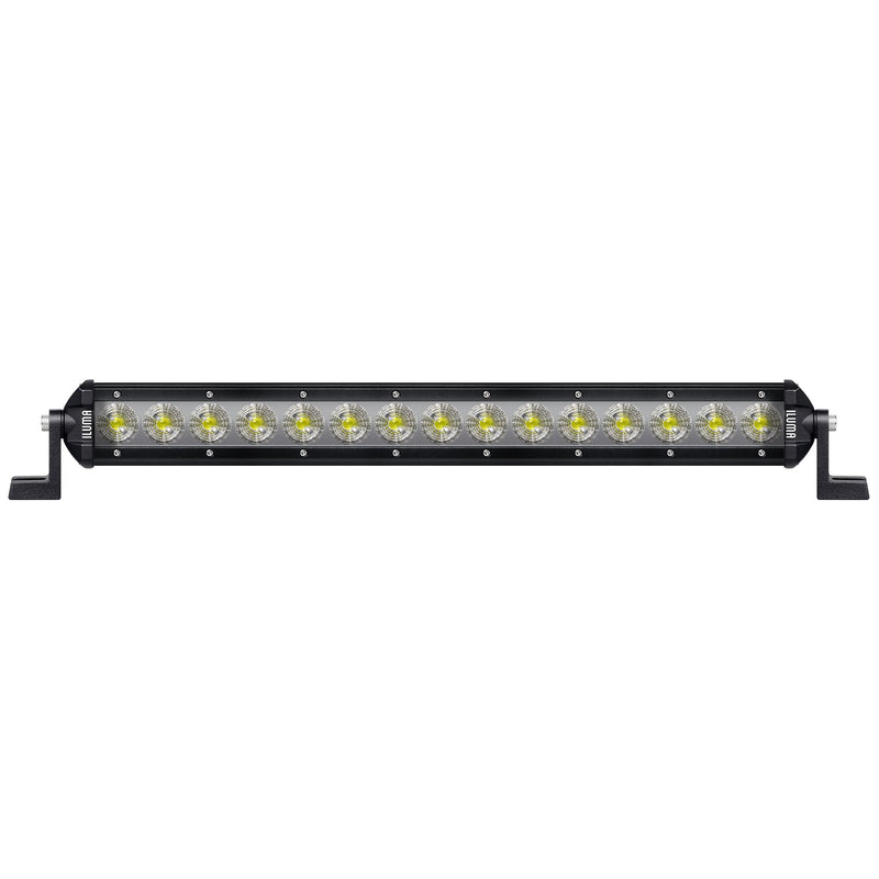 Load image into Gallery viewer, luma Light Bar 3W Cree 15 LED Amber/White Bug Light 17" 435mm Length Flood Beam Black
