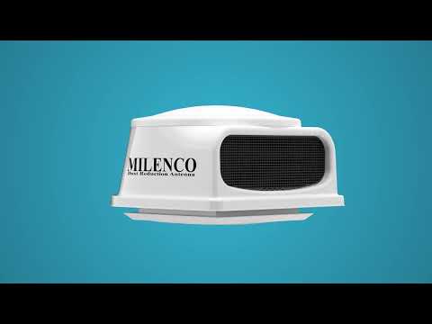 Load and play video in Gallery viewer, Milenco Dust Reduction System with Omni Direction TV Antenna - Grey