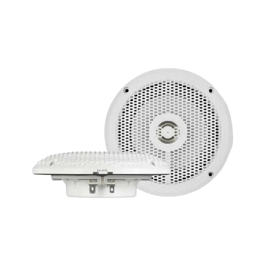 AXIS 5” 200W 2-Way 25mm Deep Ultra Slim Waterproof Marine Speaker White Pair