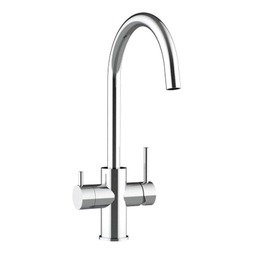 ACS 3-Way Filter Gooseneck Kitchen Tap Sink Mixer Chrome