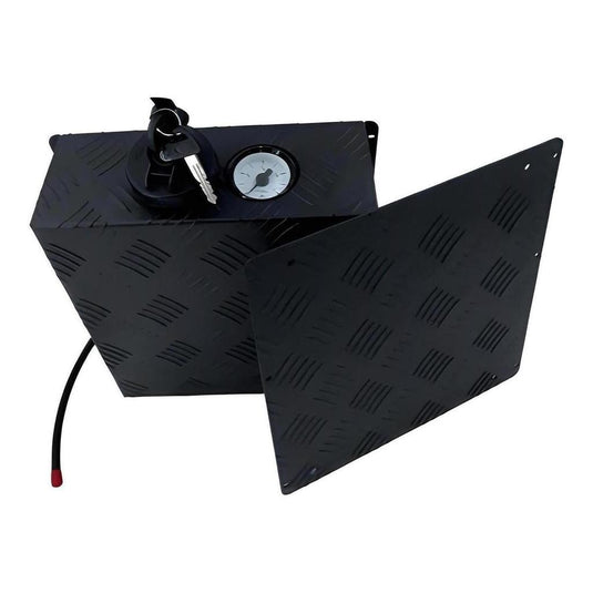 AUFOCUS Diesel Tank Cover Black Checker Plate - 5 Litre