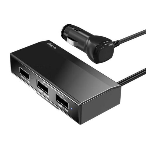 Aerpro 12V / 24V Triple In Car USB 4.5A Charger with Remote Installation 1 meter lead