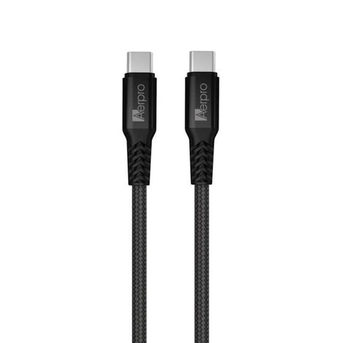 Aerpro USB-C to USB-C Charging / Syncing Cable 1.5 Meter Lead Black