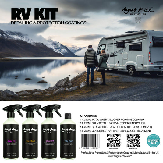 August Race RV Ultimate Cleaner Detailer Kit 250ml - 4 Pack