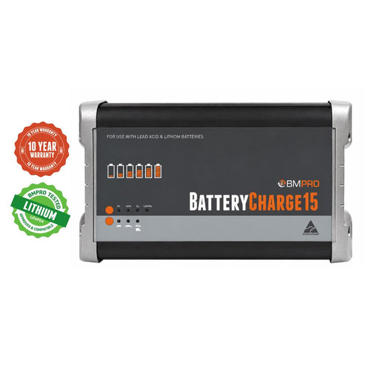 BMPRO 12V 15 AMP Battery Charger