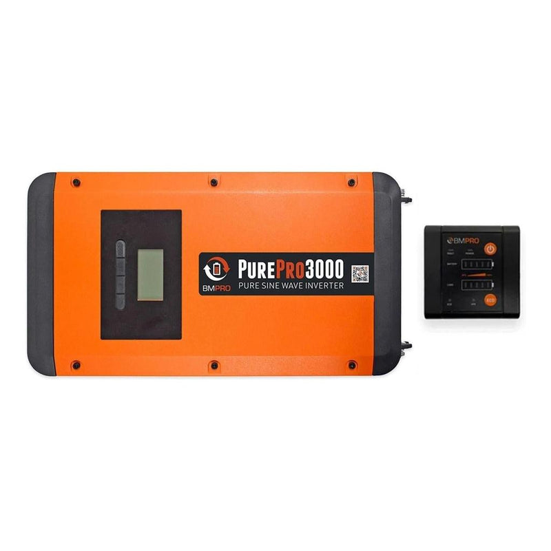 Load image into Gallery viewer, BMPRO Pure Pro Pure Sine wave 3000W Inverter with Remote Screen
