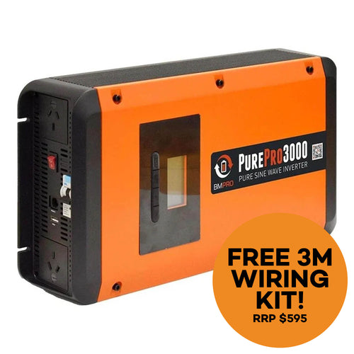 BMPRO Pure Pro Pure Sine wave 3000W Inverter with Remote Screen