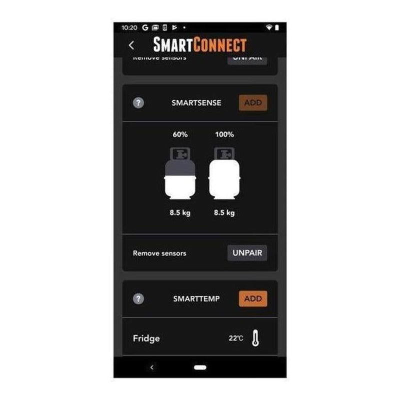 Load image into Gallery viewer, BMPRO Smart Connect Kit 1 x Gas / 1 x Temp / 2 x Tire Press Monitoring Sensors
