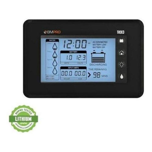 BMPRO TREK3 Black Display & Odyssey Link - Battery Capacity / Water level Monitor