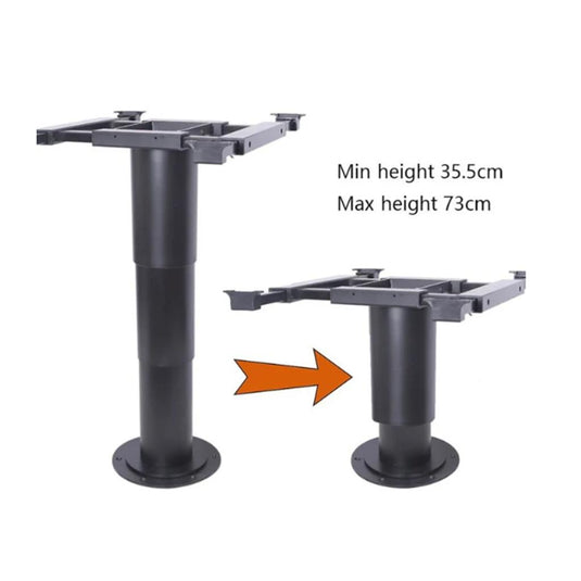 Belgique Adjustable Telescopic Electric Table Leg Inc 360 Degree Swivel Table Top Bracket