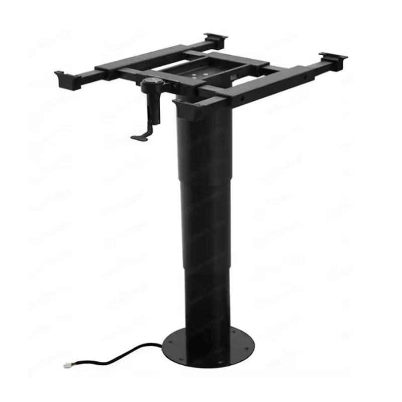 Load image into Gallery viewer, Belgique Adjustable Telescopic Electric Table Leg Inc 360 Degree Swivel Table Top Bracket
