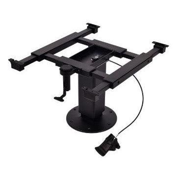 Load image into Gallery viewer, Belgique Adjustable Telescopic Manual Table Leg Inc 360 Degree Swivel Table Top Bracket
