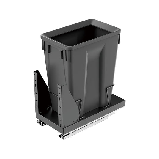 Belgique Kitchen Pull Out Bin 30L Black