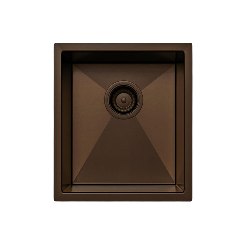 Load image into Gallery viewer, Belgique Single Bowl Sink Basin 380 x 450 x 220 - Stainless Steel Dusk Bronze
