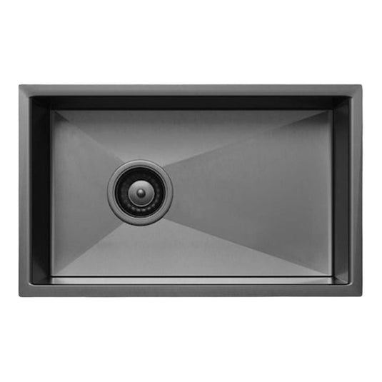 Belgique Single Bowl Sink Basin 380 x 450 x 220 - Stainless Steel Gun Metal