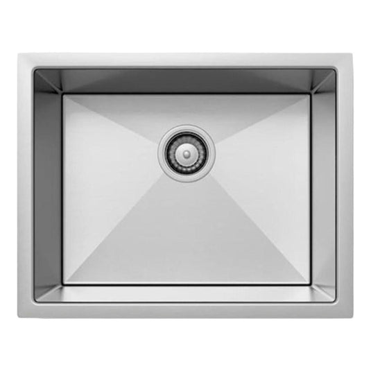 Belgique Single Bowl Sink Basin 540 x 440 x 250 - Stainless Steel Brushed Satin