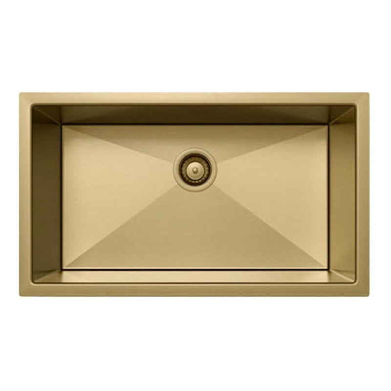 Load image into Gallery viewer, Belgique Single Bowl Sink Basin 700 x 440 x 250 - Stainless Steel French Gold
