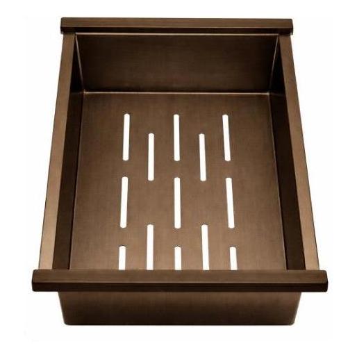 Belgique Sink Basin Colander - Stainless Steel Dusk Bronze