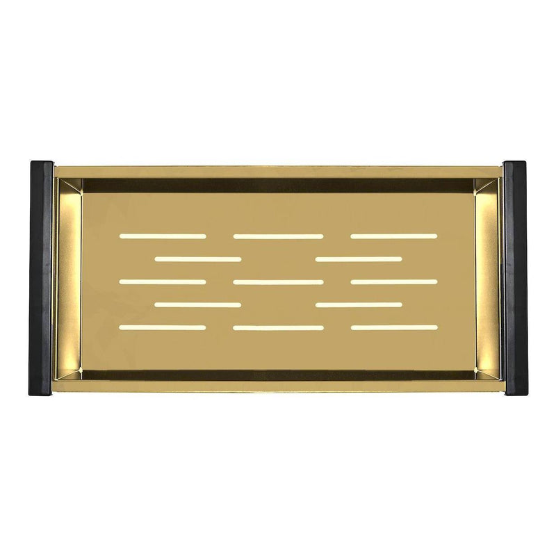 Load image into Gallery viewer, Belgique Sink Basin Colander - Stainless Steel French Gold

