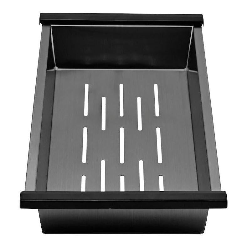 Load image into Gallery viewer, Belgique Sink Basin Colander - Stainless Steel Gun Metal
