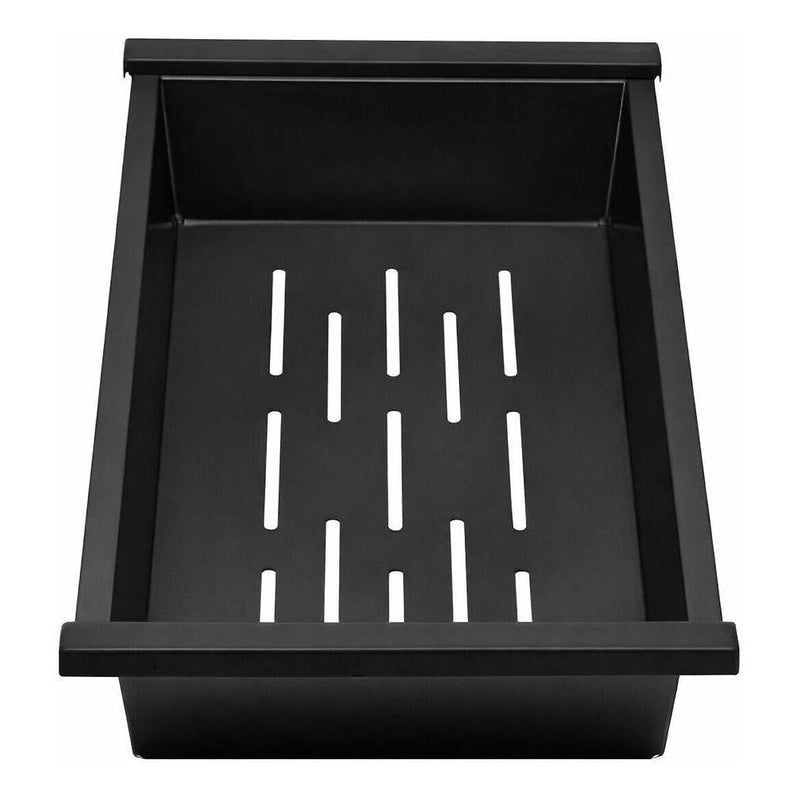 Load image into Gallery viewer, Belgique Sink Basin Colander - Stainless Steel Matte Black
