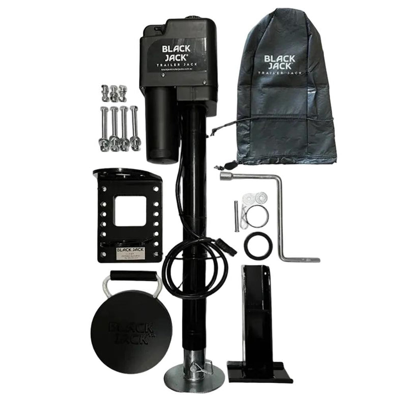 Load image into Gallery viewer, Black Jack Master 12V Electric Trailer Jack 1600kg
