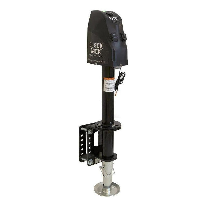 Load image into Gallery viewer, Black Jack Maxi 12V Electric Trailer Jack Inc Wiring Harness 2000Kg
