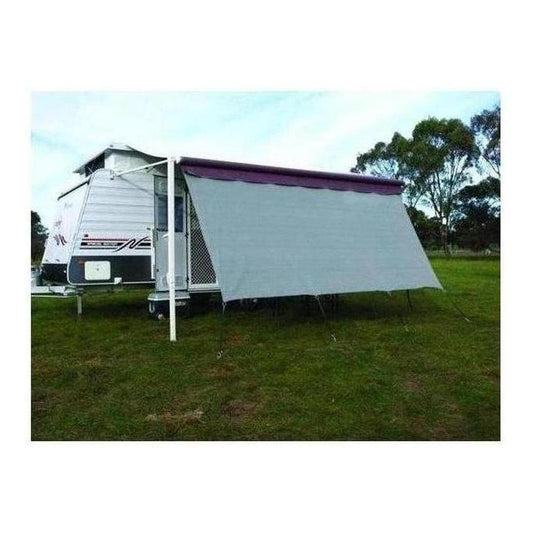Camec Privacy Awning Screen 4.3 x 1.8m Steel Grey
