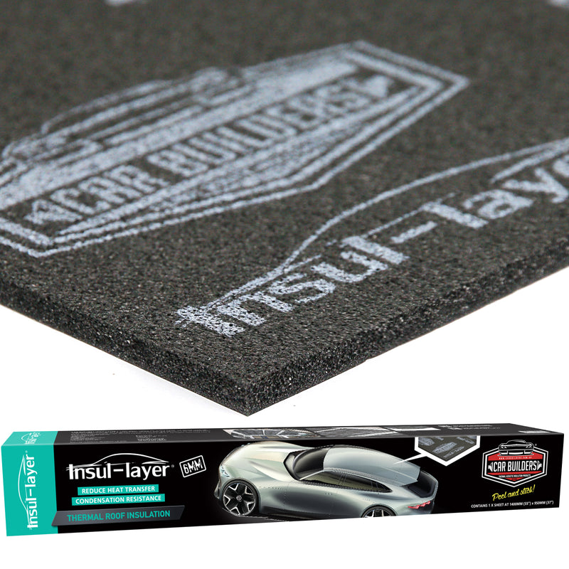 Load image into Gallery viewer, Car Builders 1.3sqm Insul-Layer Acoustic &amp; Thermal Insulation - Peel &amp; Stick 1400 x 950 x 6mm
