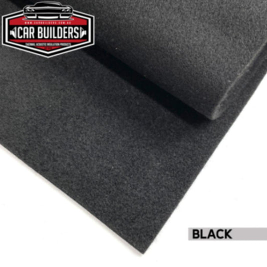 Car Builders 4-Way Stretch Carpet Black 1000mm x 2000mm