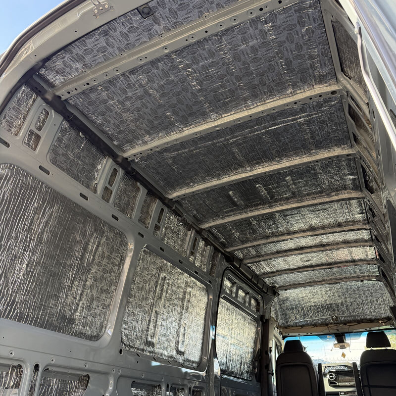 Load image into Gallery viewer, Car Builders LWB HR Mercedes Sprinter 2018 On Pre-Cut Complete Insulation Van Liner Kit - Single Door

