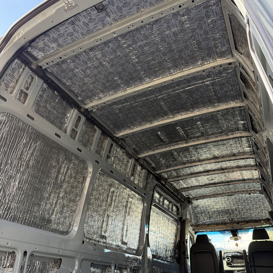 Car Builders LWB HR Mercedes Sprinter 2018 On Pre-Cut Complete Insulation Van Liner Kit - Single Door