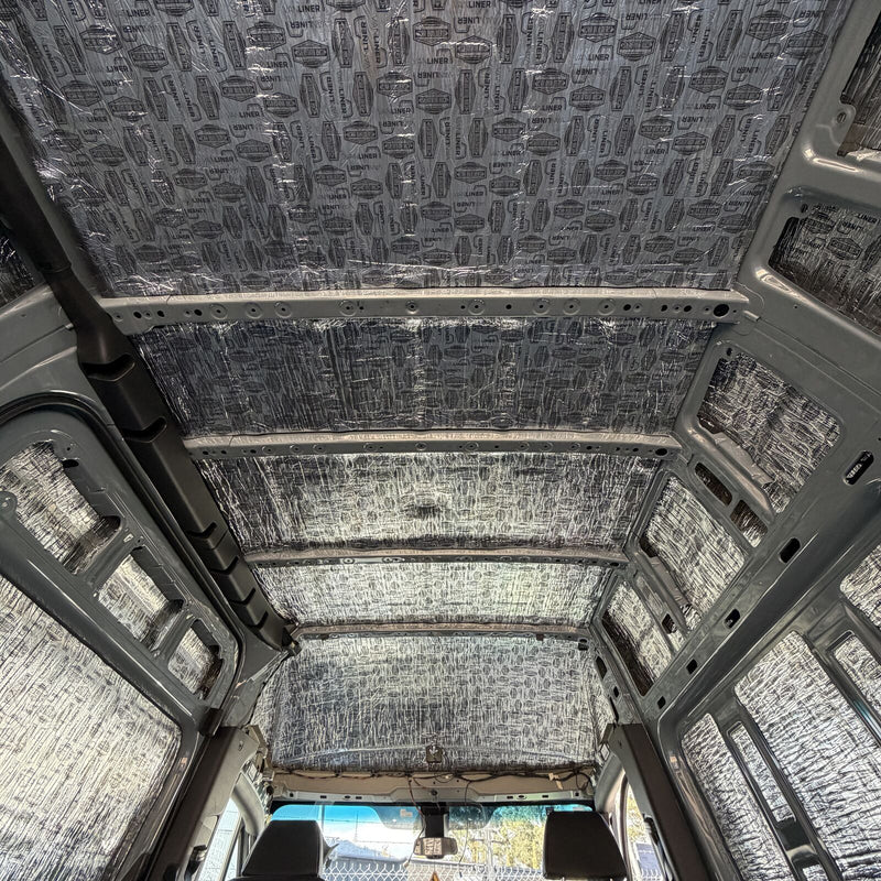 Load image into Gallery viewer, Car Builders LWB HR Mercedes Sprinter 2018 On Pre-Cut Complete Insulation Van Liner &amp; Van Seal Kit - Single Door
