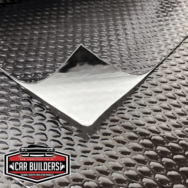 Load image into Gallery viewer, Car Builders Sound Deadener Material 12 Sheets 300 x 500mm 1.8sq/m Coverage OEM Black Stage 1
