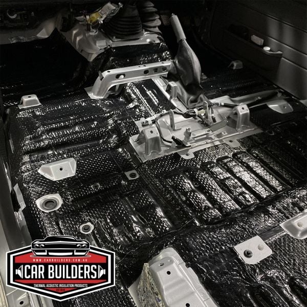 Load image into Gallery viewer, Car Builders Sound Deadener Material 12 Sheets 300 x 500mm 1.8sq/m Coverage OEM Black Stage 1

